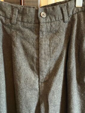 Vintage Ralph Lauren Blue Label Dark Gray Wool Trousers